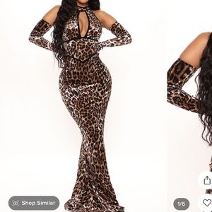 Certified freak velvet maxi dress set